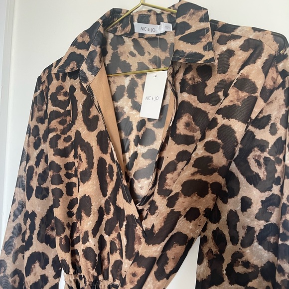 Animal print long sleeve dress - Picture 6 of 6